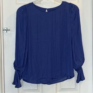 Adyson Parker Blue Blouse Size Medium